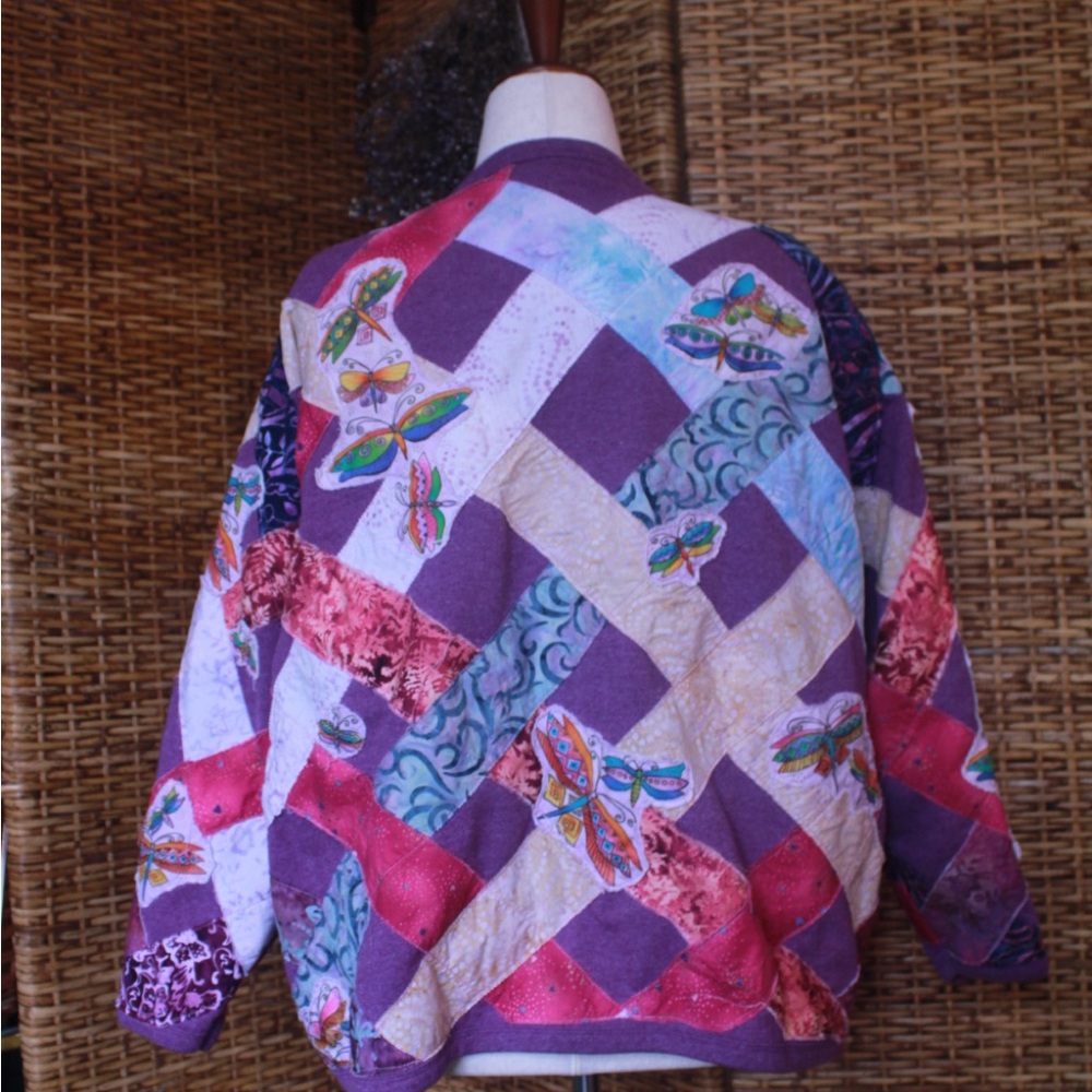 Vibrant Patchwork Women's Jacket - image 7